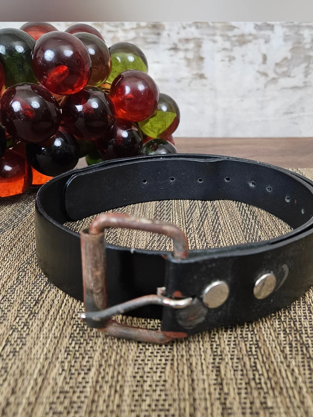 Vintage 1990s Hot Topic Belt Custom DIY Post Apocalyptic 34